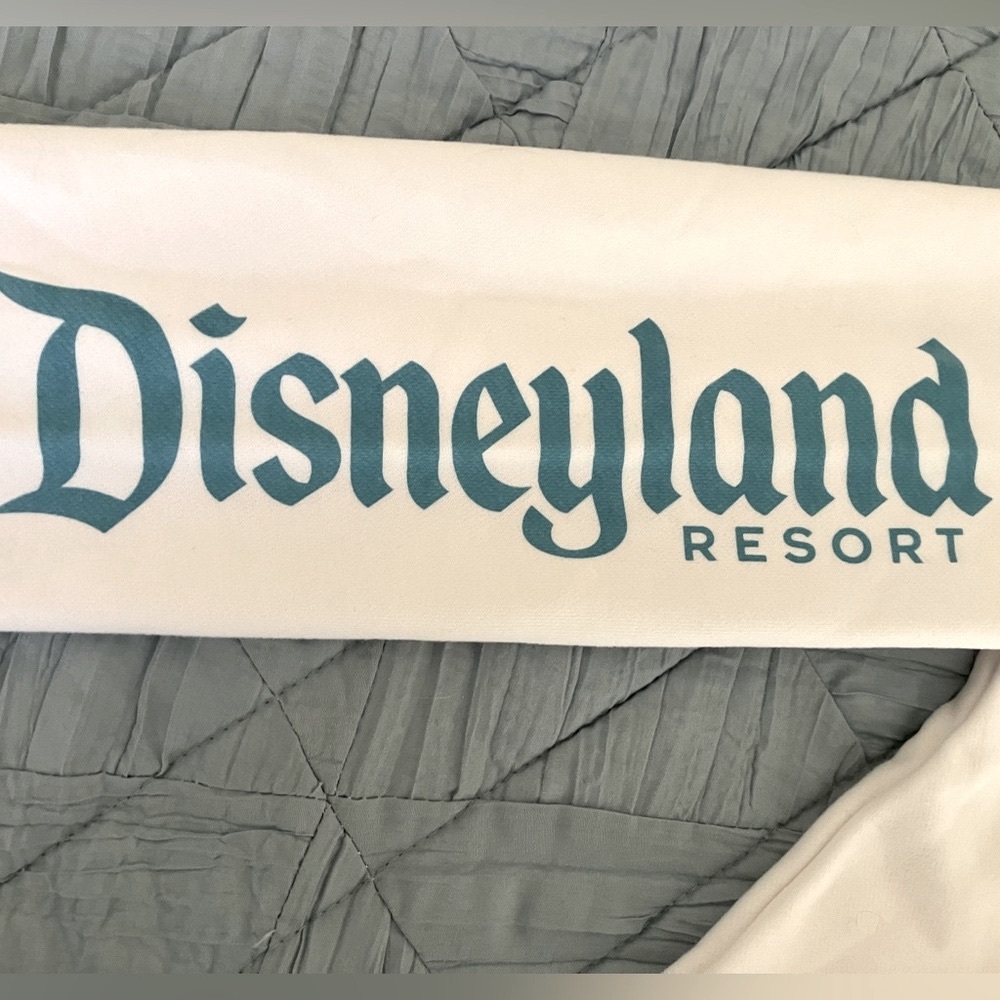 Disney castle zipper hoodie sweatshirt, white and teal, size Large - NWT - Picture 5 of 12